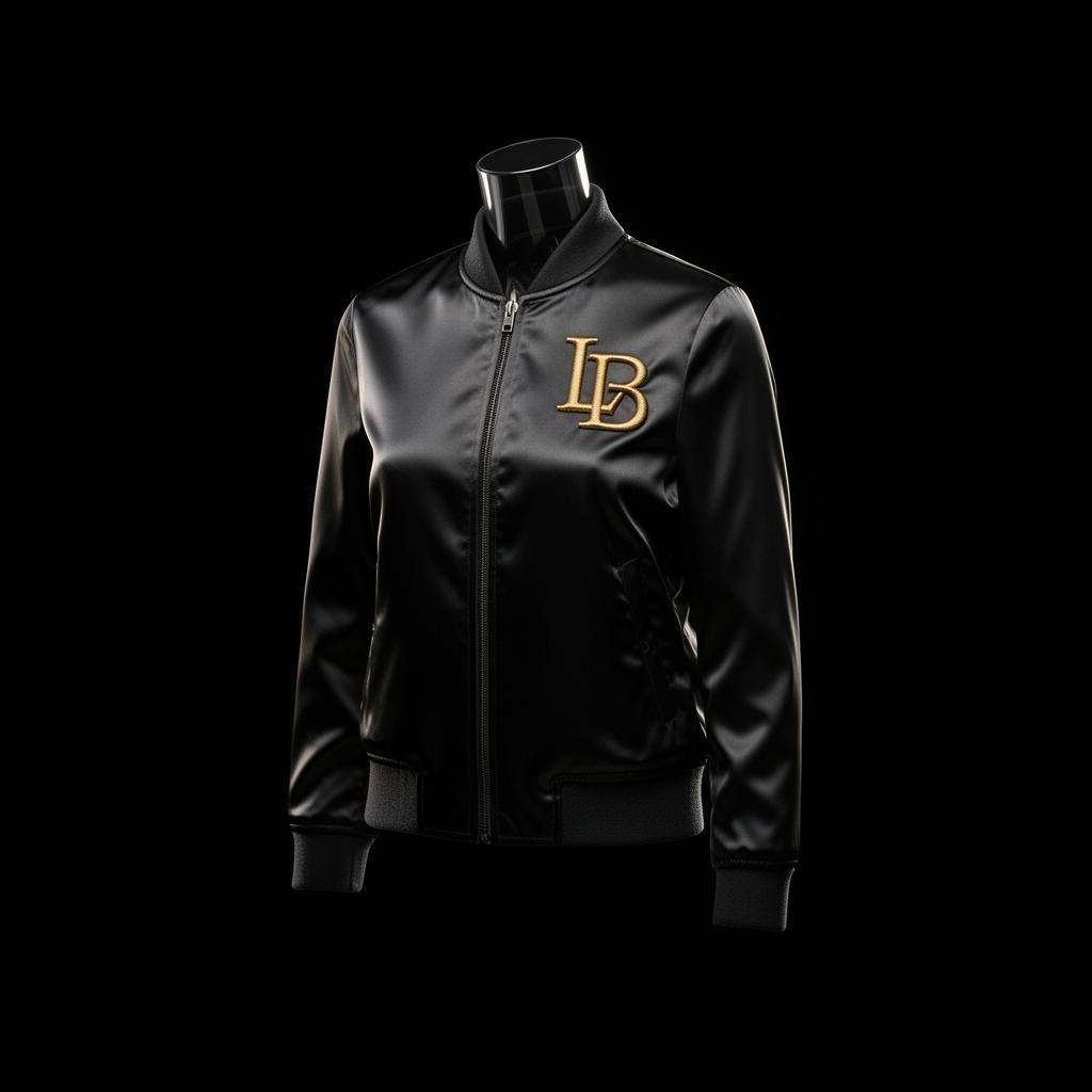 Luxara Black Bomber Jacket