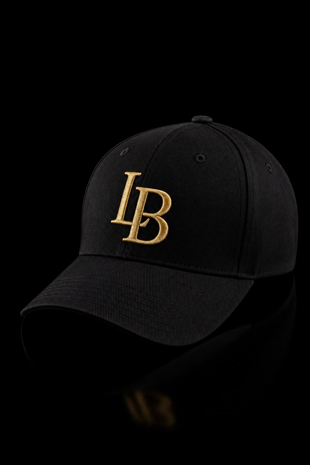 Luxara Black Monogram Cap