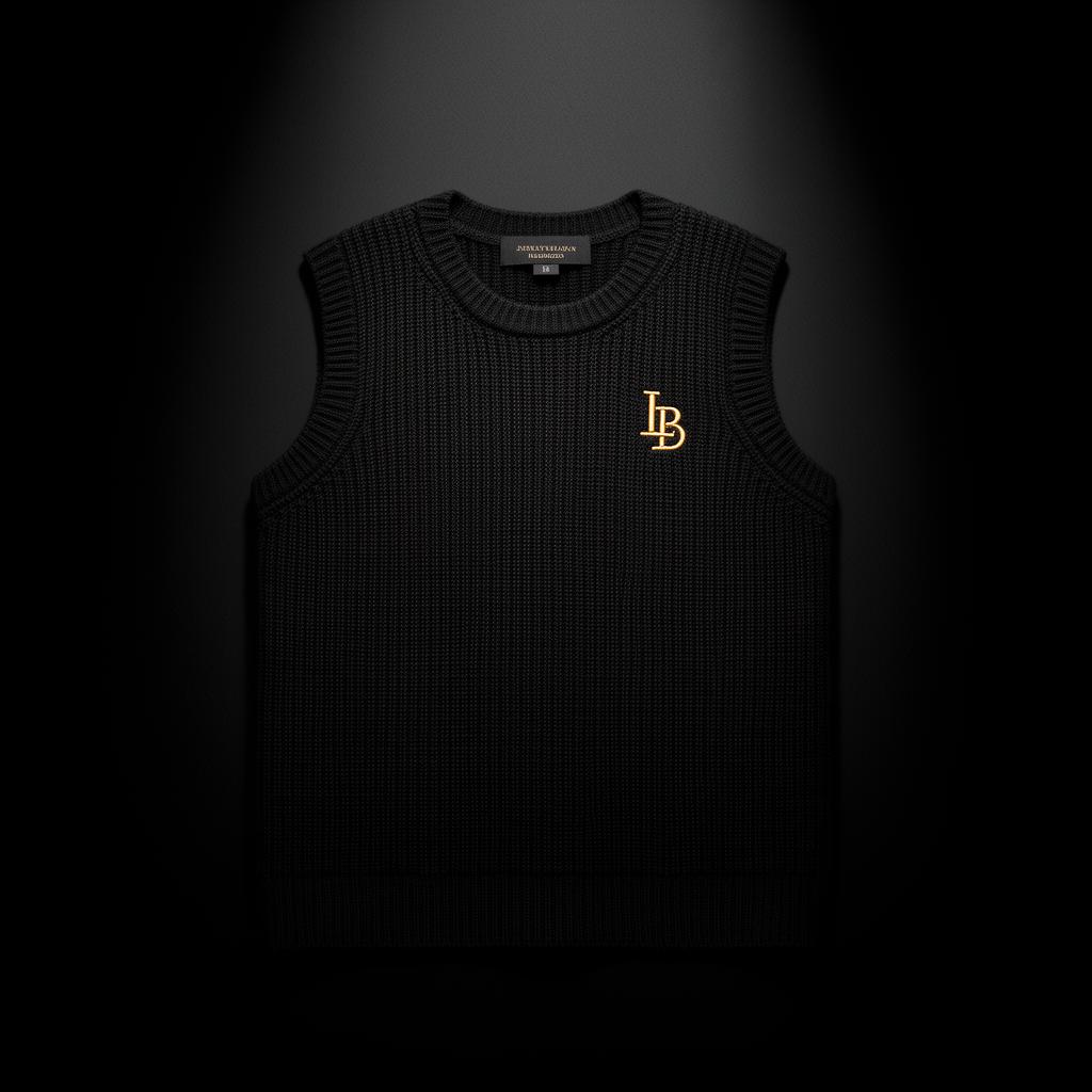 Luxara Black Ribbed Tank