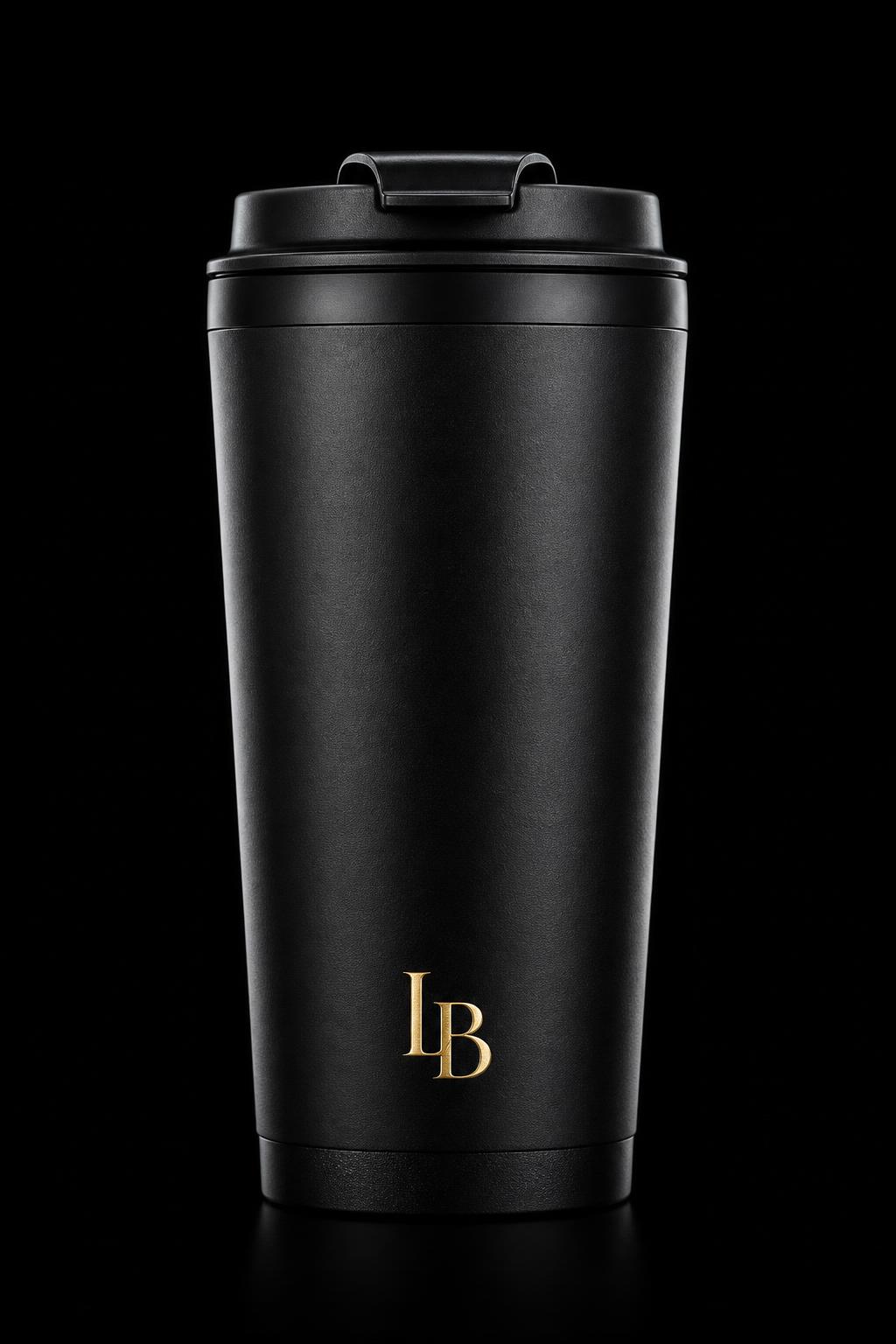 Luxara Black Travel Tumbler
