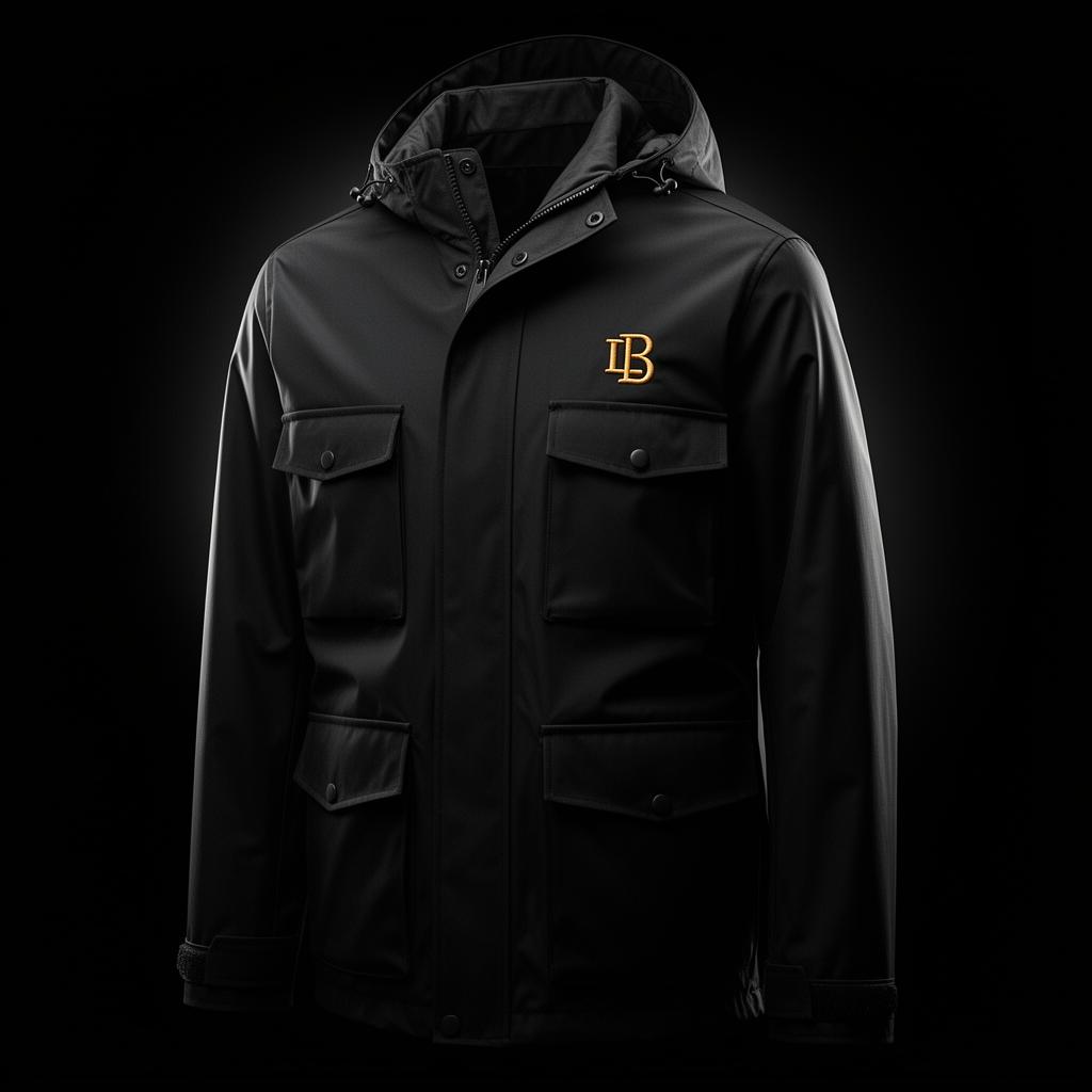 All-Black Utility Jacket
