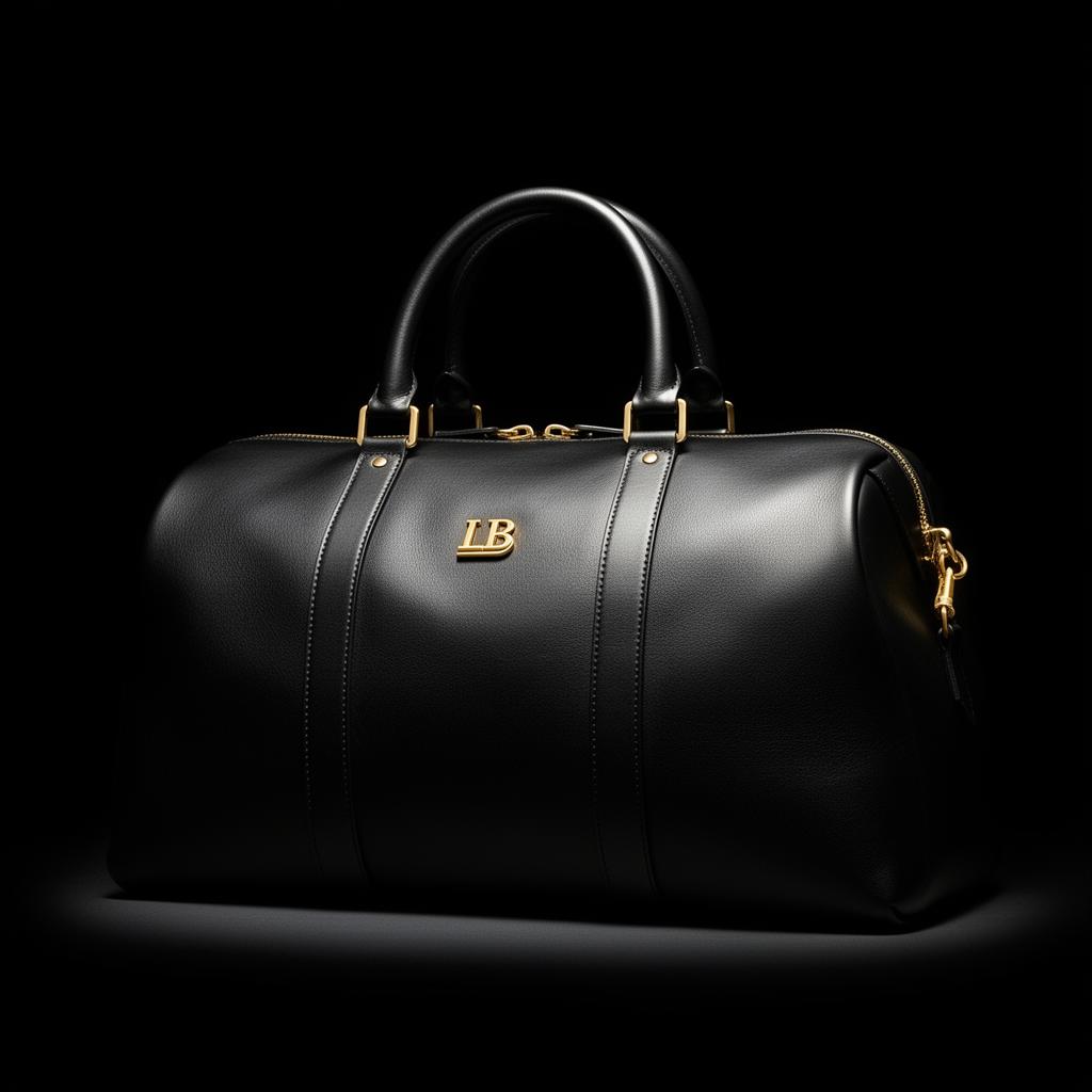 Luxara Black Weekender Bag
